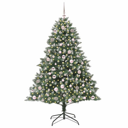 Albero di Natale artificiale con 300 LED Verde 180 cm