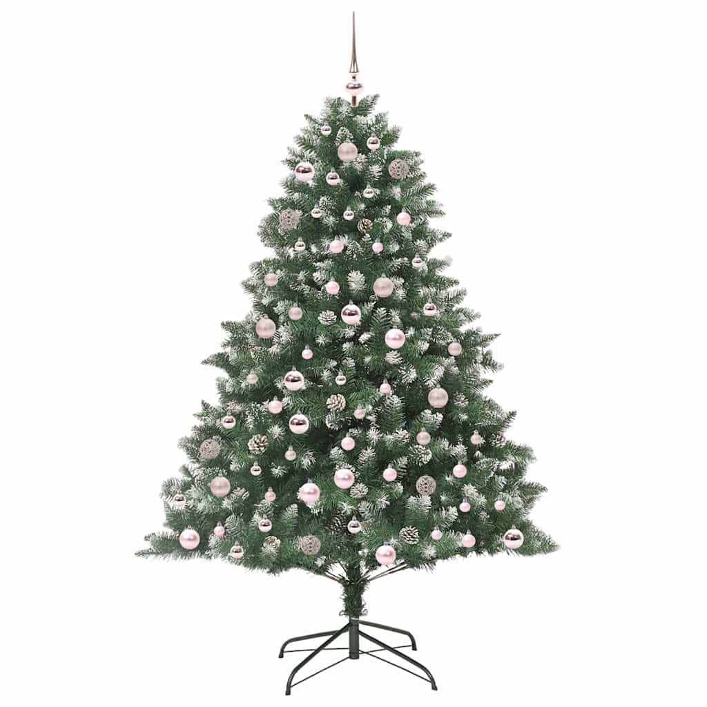 Albero di Natale artificiale con 300 LED Verde 180 cm