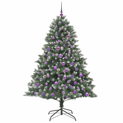 Albero di Natale artificiale con 300 LED Verde 180 cm
