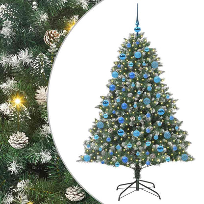 Albero di Natale artificiale con 300 LED Verde 180 cm