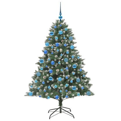 Albero di Natale artificiale con 300 LED Verde 180 cm