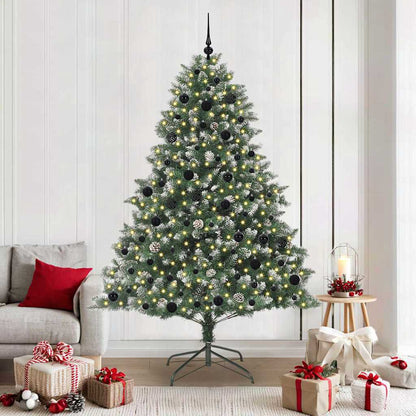 Albero di Natale artificiale con 300 LED Verde 210 cm