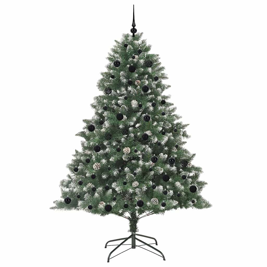 Albero di Natale artificiale con 300 LED Verde 210 cm