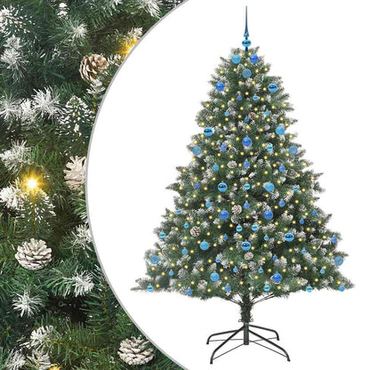 Albero di Natale artificiale con 300 LED Verde 210 cm