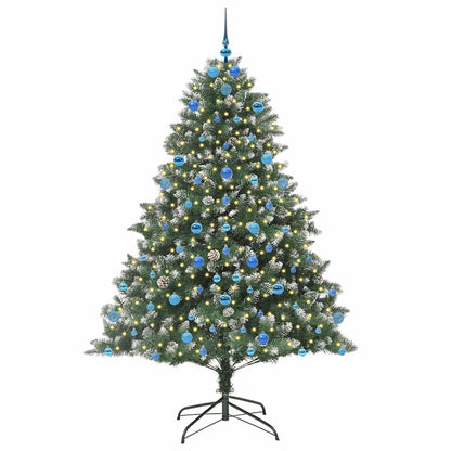 Albero di Natale artificiale con 300 LED Verde 210 cm