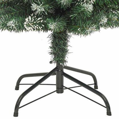 Albero di Natale Artificiale Sottile Verde e Bianco 180 cm | homemem39