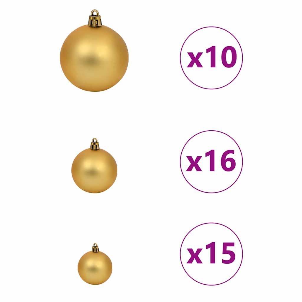 Albero di Natale Artificiale Sottile Verde e Bianco 240 cm | homemem39