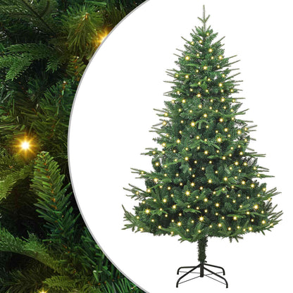 Albero di Natale artificiale preilluminato 300 LED Bianco caldo