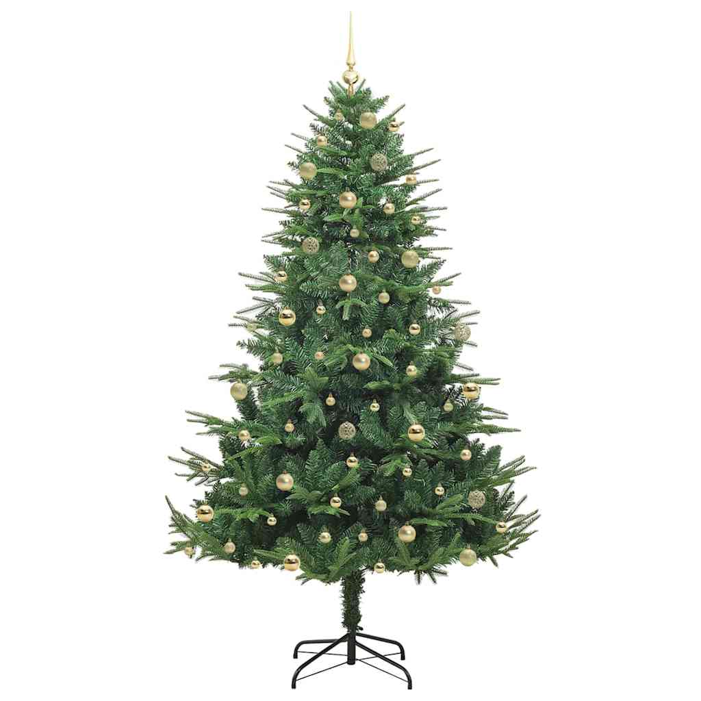 Albero di Natale Artificiale Pre-illuminato con Set di Palline | homemem39