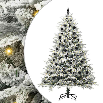Albero di Natale Artificiale Pre-illuminato con Set di Palline | homemem39