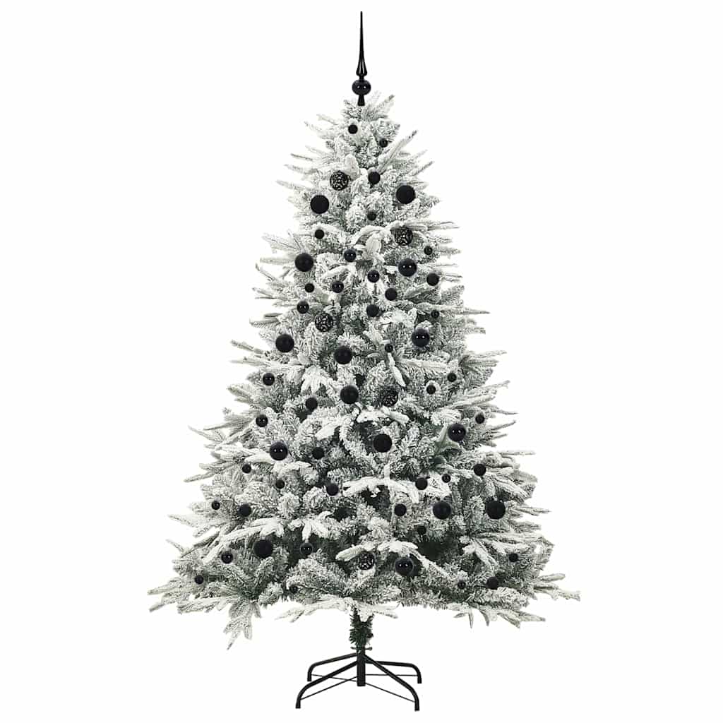 Albero di Natale Artificiale Pre-illuminato con Set di Palline | homemem39