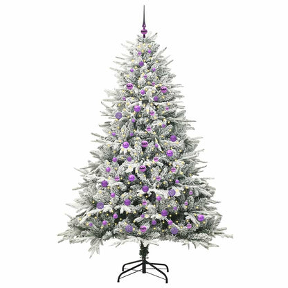 Albero di Natale Artificiale Pre-illuminato con Set di Palline | homemem39