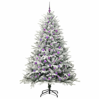 Albero di Natale Artificiale Pre-illuminato con Set di Palline | homemem39