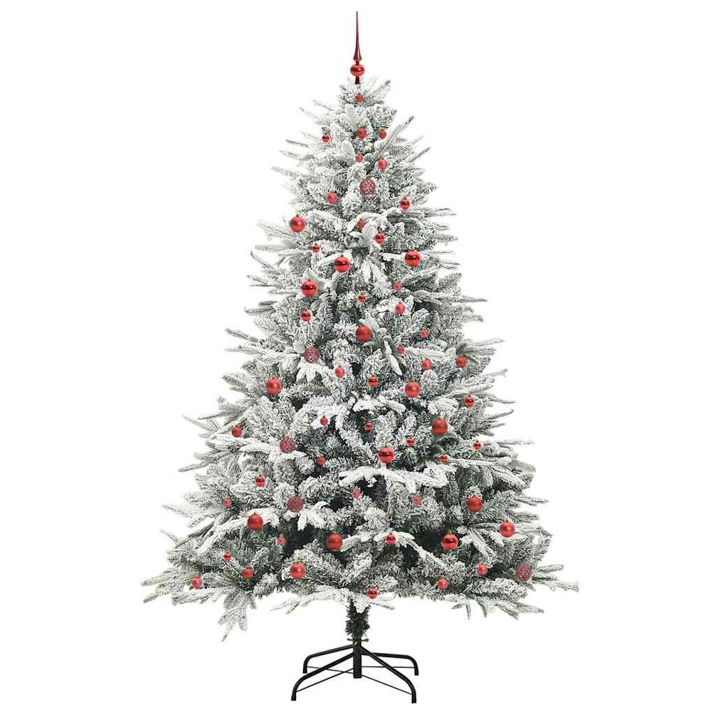 Albero di Natale Artificiale Pre-illuminato con Set di Palline | homemem39