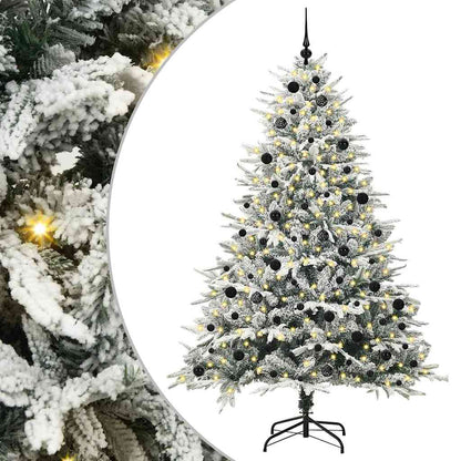 Albero di Natale Artificiale Pre-illuminato con Set di Palline | homemem39