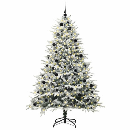Albero di Natale Artificiale Pre-illuminato con Set di Palline | homemem39