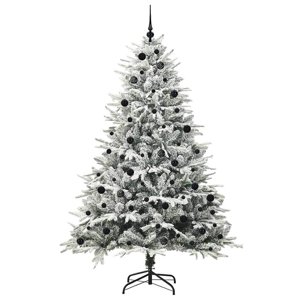 Albero di Natale Artificiale Pre-illuminato con Set di Palline | homemem39