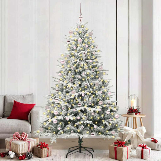 Albero di Natale Artificiale Pre-illuminato con Set di Palline | homemem39