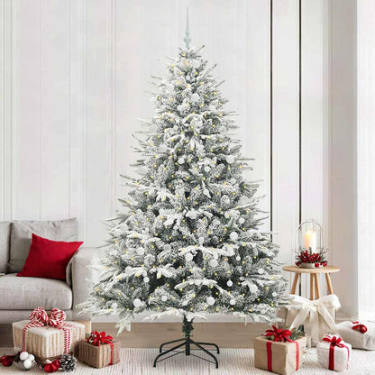 Albero di Natale Artificiale Pre-illuminato con Set di Palline | homemem39