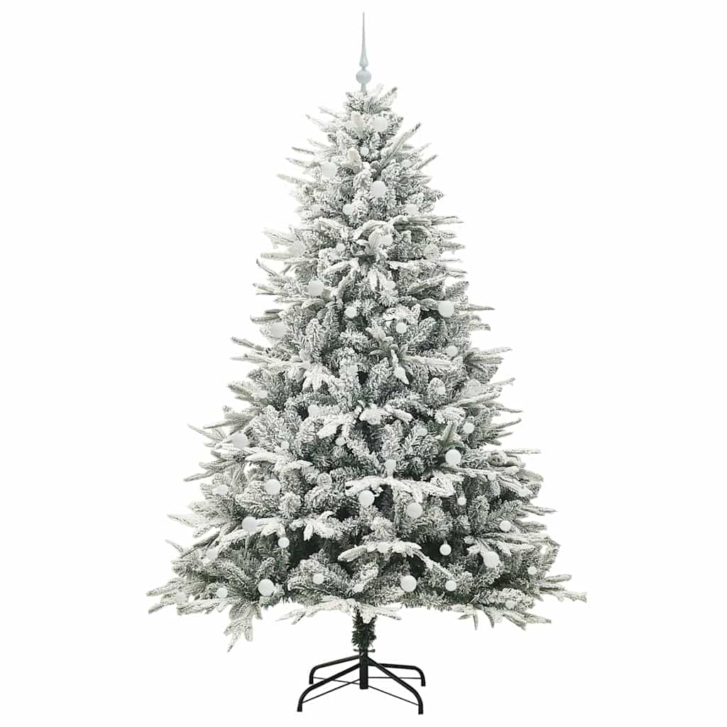 Albero di Natale Artificiale Pre-illuminato con Set di Palline | homemem39