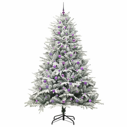 Albero di Natale Artificiale Pre-illuminato con Set di Palline | homemem39