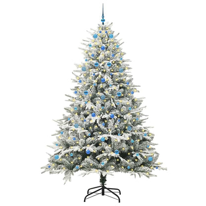 Albero di Natale Artificiale Pre-illuminato con Set di Palline | homemem39