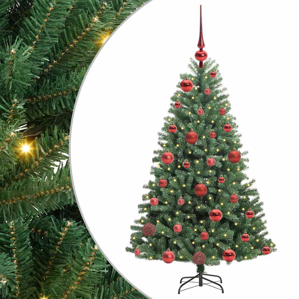 Albero di Natale Artificiale con Rami Pieghevoli Verde 120 cm | homemem39