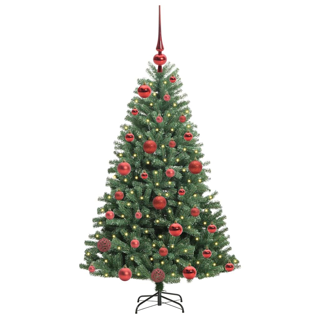 Albero di Natale Artificiale con Rami Pieghevoli Verde 120 cm | homemem39