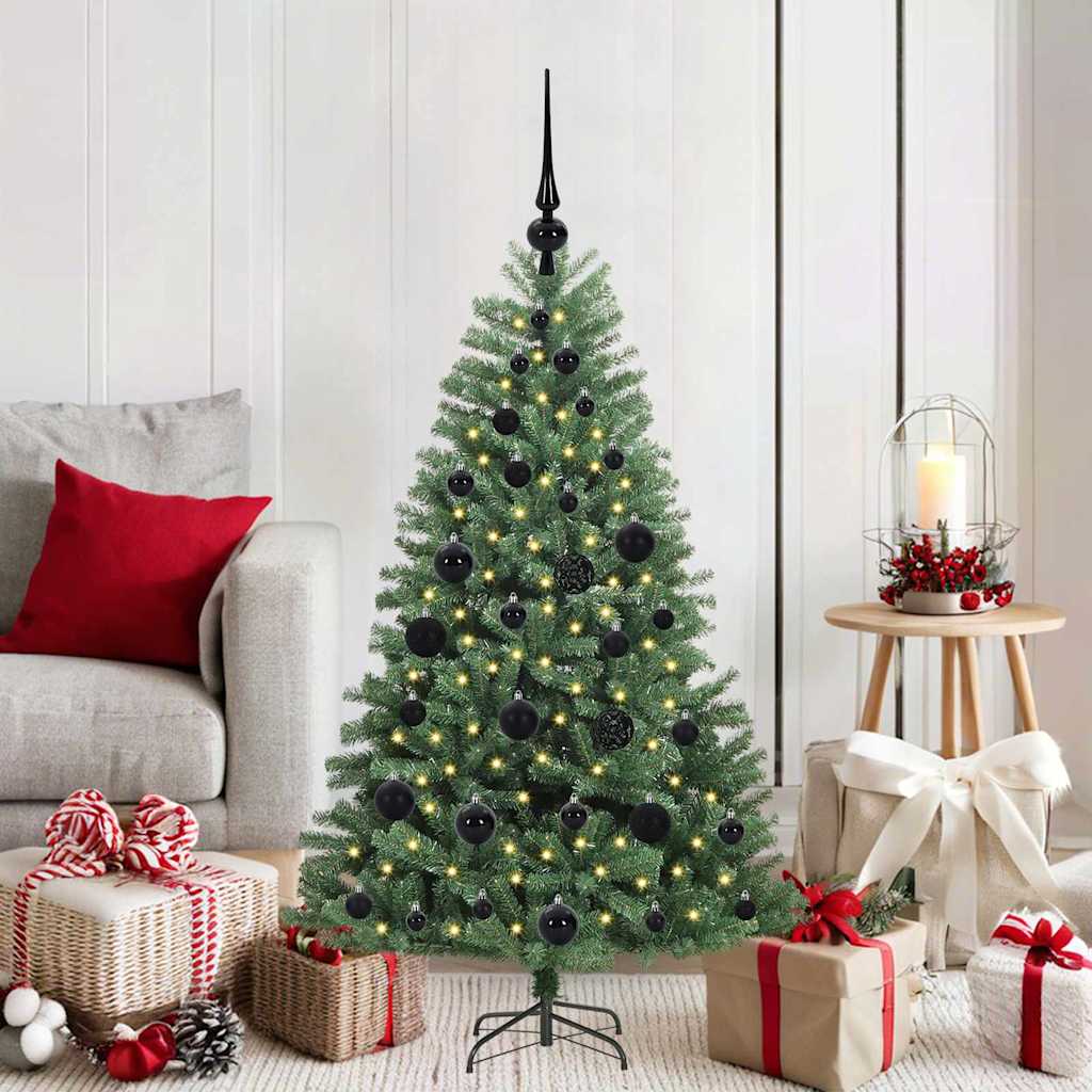 Albero di Natale Artificiale con Rami Pieghevoli Verde 120 cm | homemem39