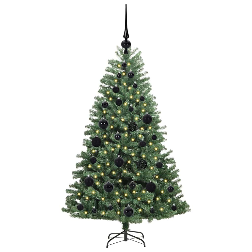 Albero di Natale Artificiale con Rami Pieghevoli Verde 120 cm | homemem39