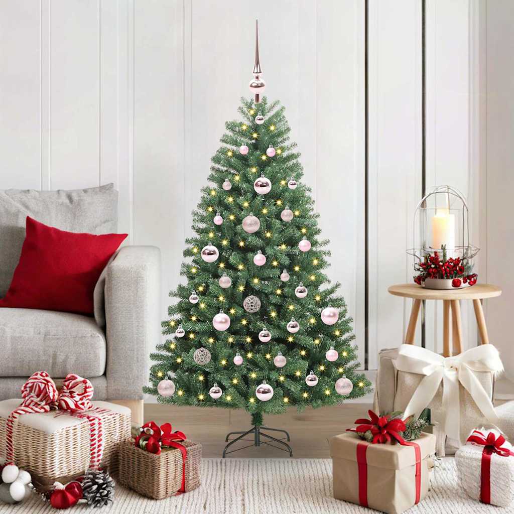 Albero di Natale Artificiale con Rami Pieghevoli Verde 120 cm | homemem39
