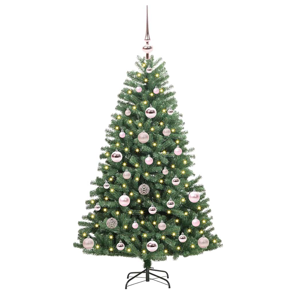 Albero di Natale Artificiale con Rami Pieghevoli Verde 120 cm | homemem39