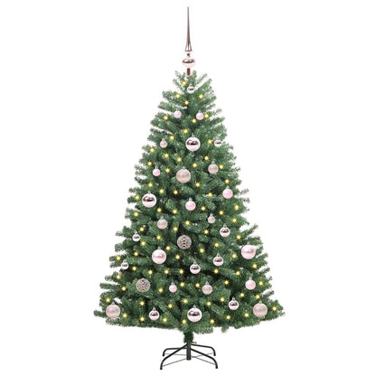 Albero di Natale Artificiale con Rami Pieghevoli Verde 120 cm | homemem39