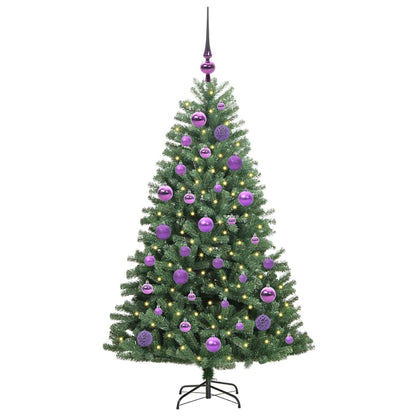 Albero di Natale Artificiale con Rami Pieghevoli Verde 120 cm | homemem39