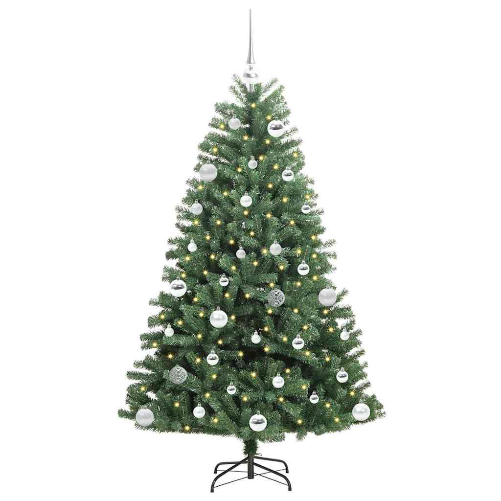 Albero di Natale Artificiale con Rami Pieghevoli Verde 150 cm | homemem39