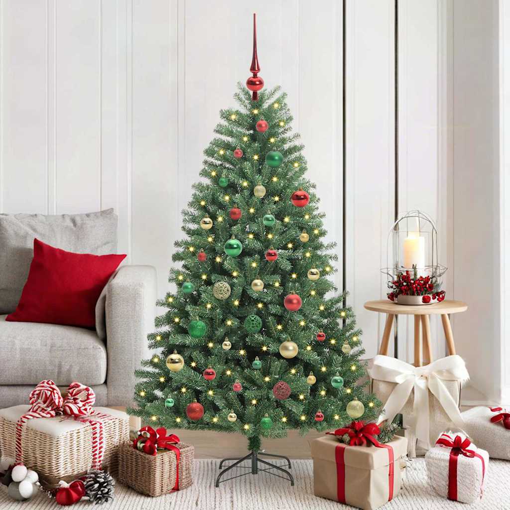 Albero di Natale Artificiale con Rami Pieghevoli Verde 150 cm | homemem39
