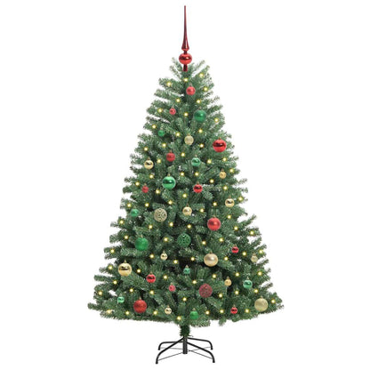 Albero di Natale Artificiale con Rami Pieghevoli Verde 150 cm | homemem39