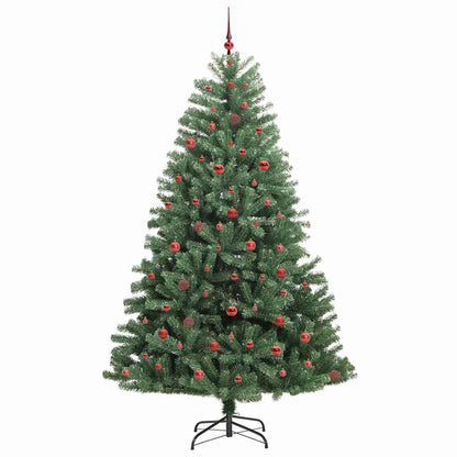 Albero di Natale Artificiale con Rami Pieghevoli Verde 240 cm