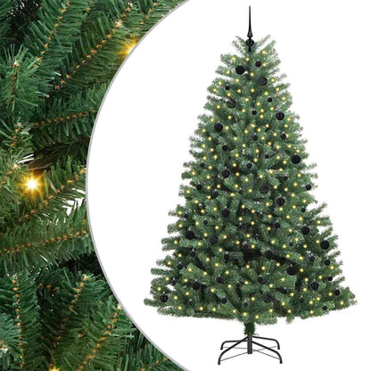 Albero di Natale Artificiale con Rami Pieghevoli Verde 240 cm