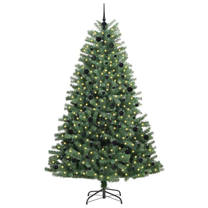 Albero di Natale Artificiale con Rami Pieghevoli Verde 240 cm