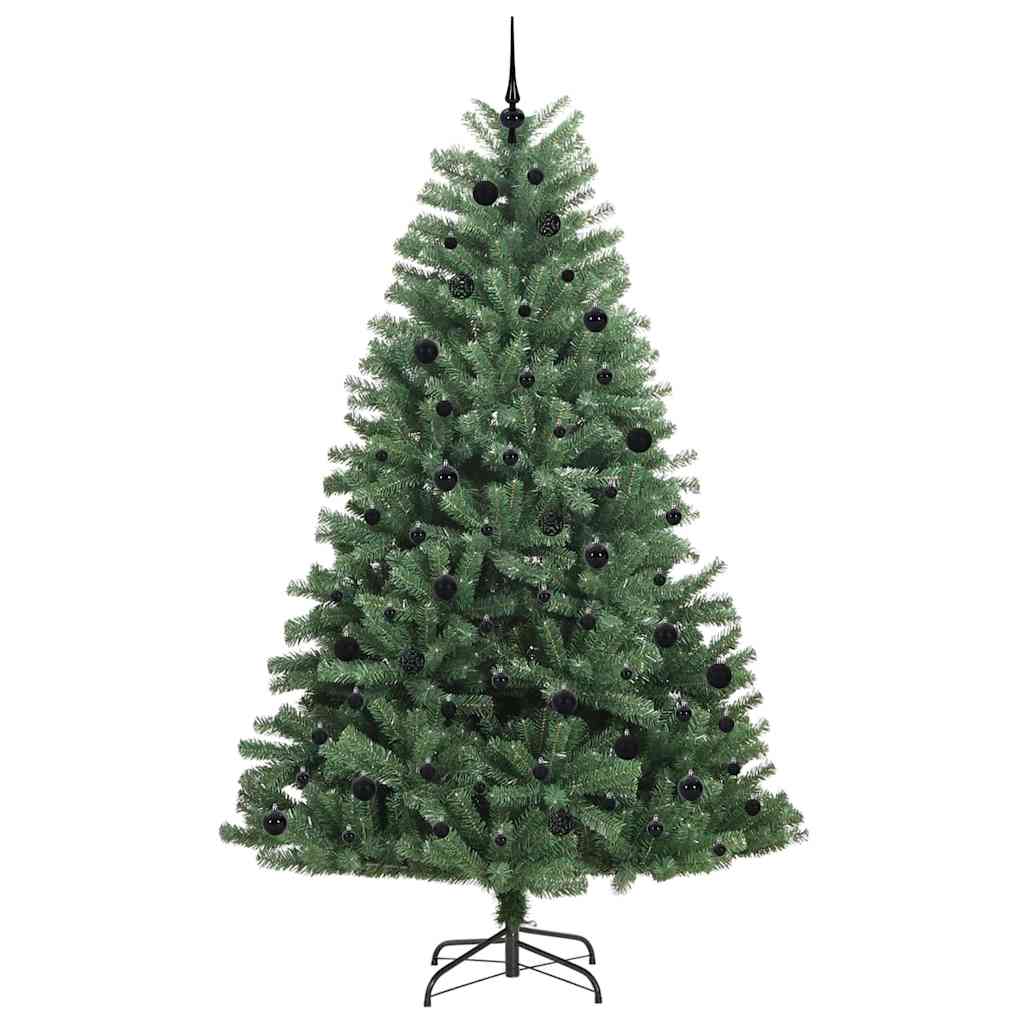 Albero di Natale Artificiale con Rami Pieghevoli Verde 240 cm