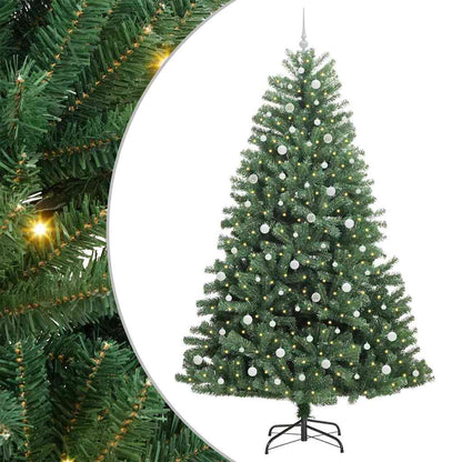 Albero di Natale Artificiale con Rami Pieghevoli Verde 240 cm | homemem39
