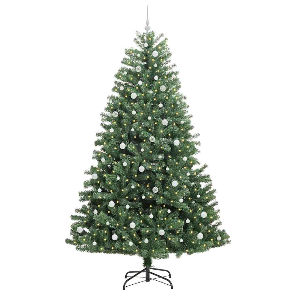 Albero di Natale Artificiale con Rami Pieghevoli Verde 240 cm | homemem39