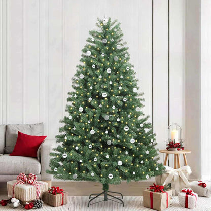 Albero di Natale Artificiale con Rami Pieghevoli Verde 240 cm | homemem39