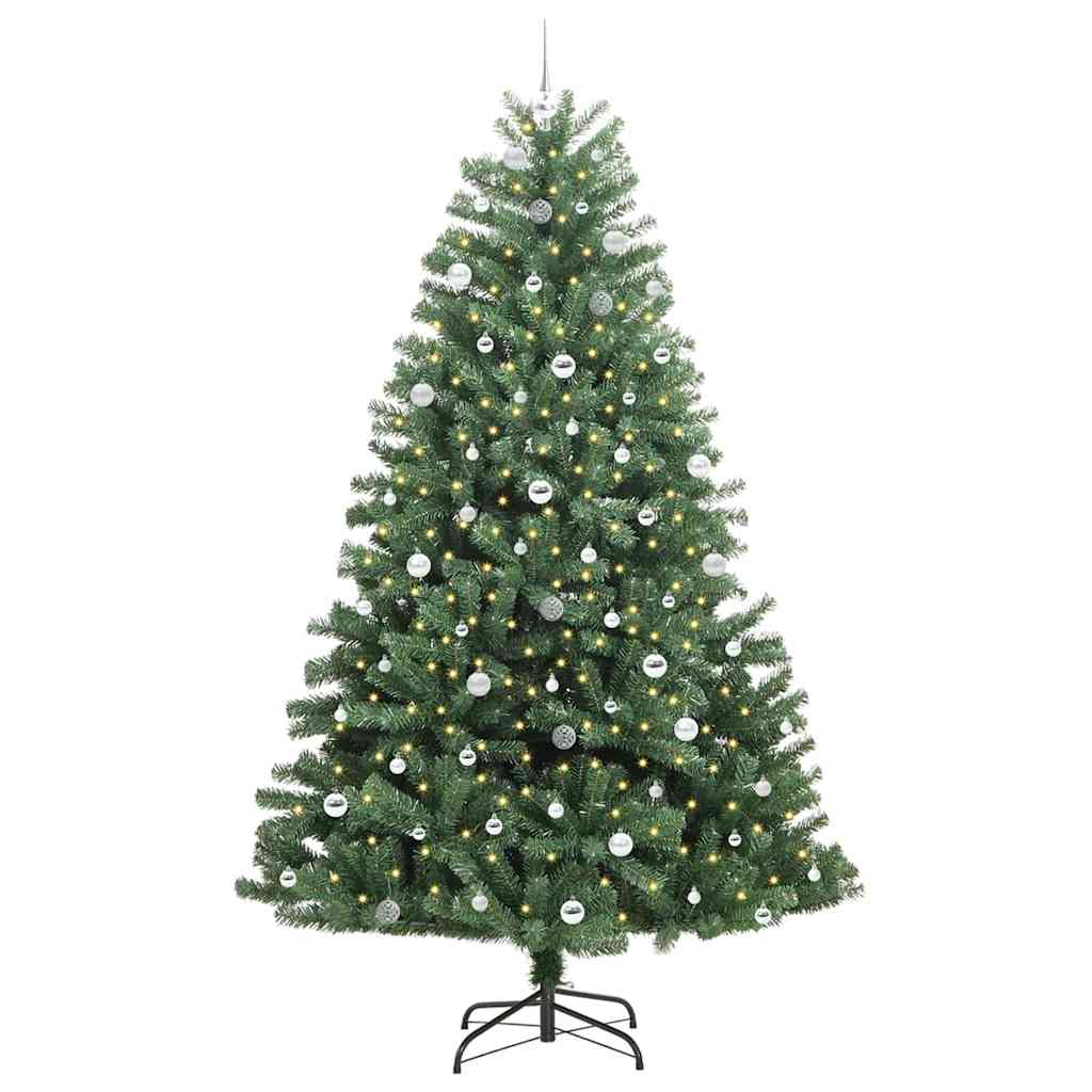 Albero di Natale Artificiale con Rami Pieghevoli Verde 240 cm | homemem39