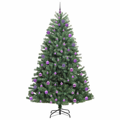 Albero di Natale Artificiale con Rami Pieghevoli Verde 240 cm