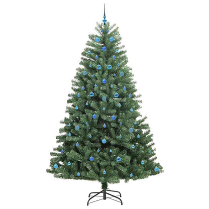 Albero di Natale Artificiale con Rami Pieghevoli Verde 240 cm