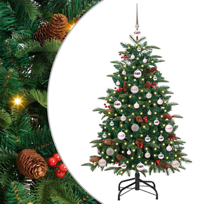 Albero di Natale artificiale con 150 LED Verde 120 cm