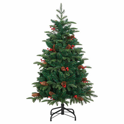 Albero di Natale artificiale con 150 LED Verde 120 cm