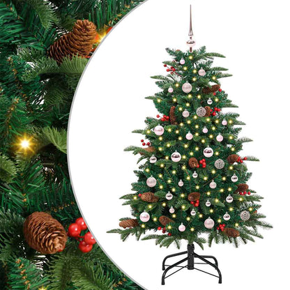 Albero di Natale artificiale con 150 LED Verde 150 cm
